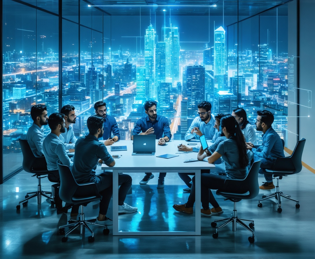 VeloceStream team of engineers collaborating